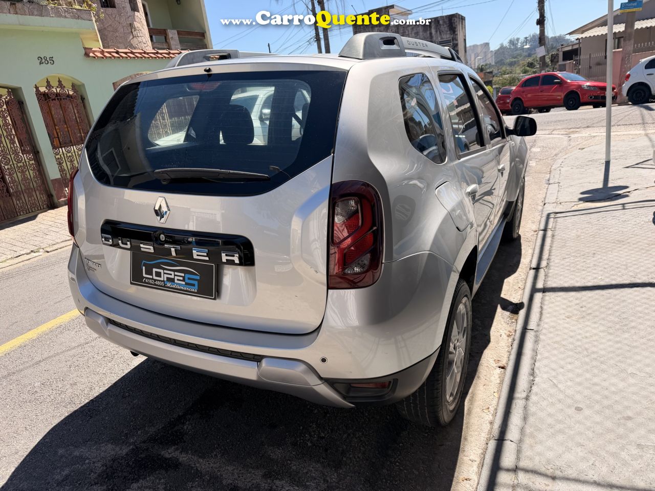 RENAULT   DUSTER DYNAMIQUE 1.6 FLEX 16V MEC.   PRATA 2019 1.6 FLEX - Loja
