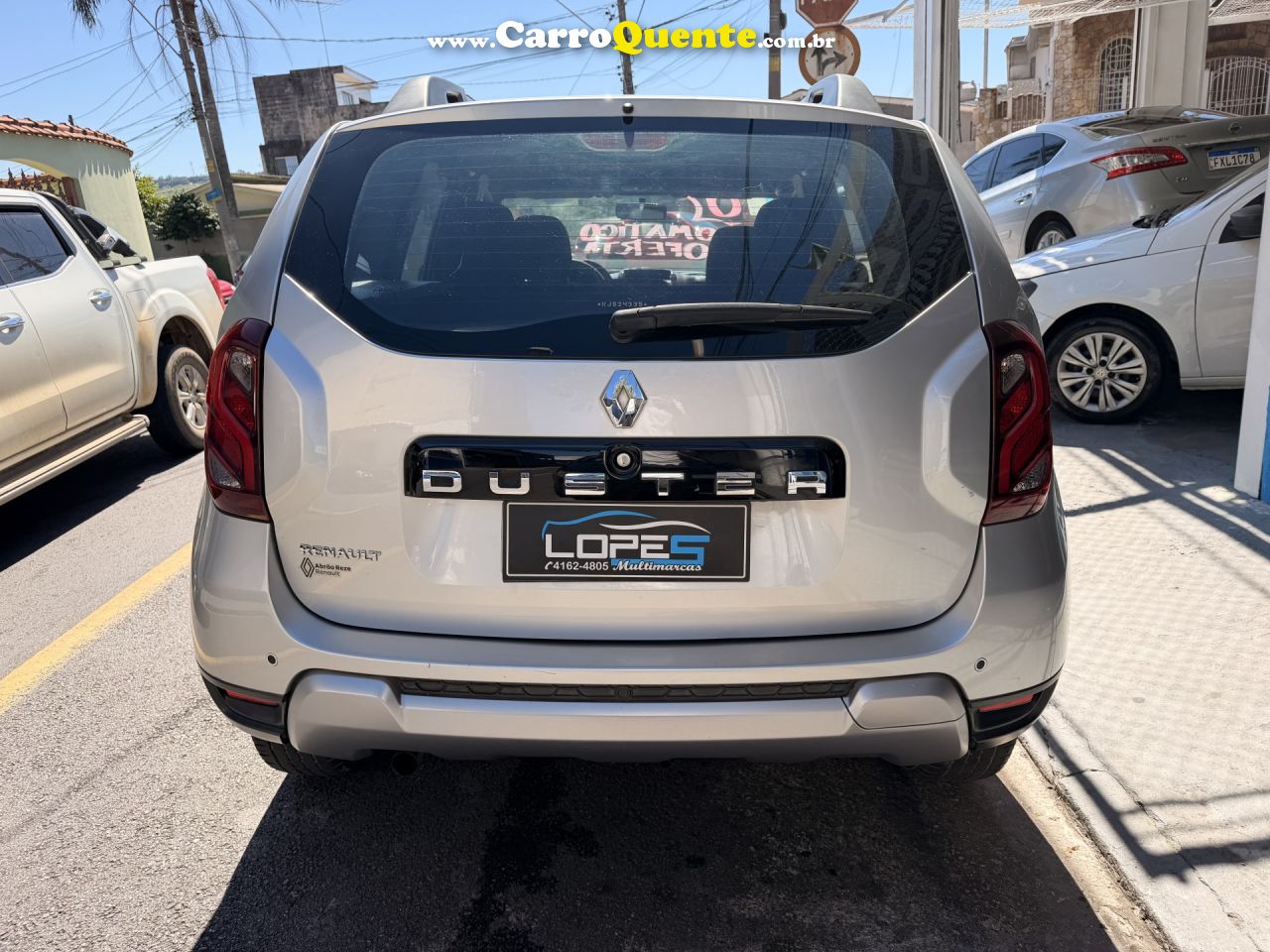 RENAULT   DUSTER DYNAMIQUE 1.6 FLEX 16V MEC.   PRATA 2019 1.6 FLEX - Loja