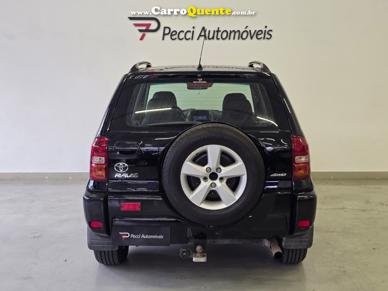 TOYOTA   RAV4 2.0 4X4 16V AUT.   PRETO 2005 2.0 GASOLINA - Loja