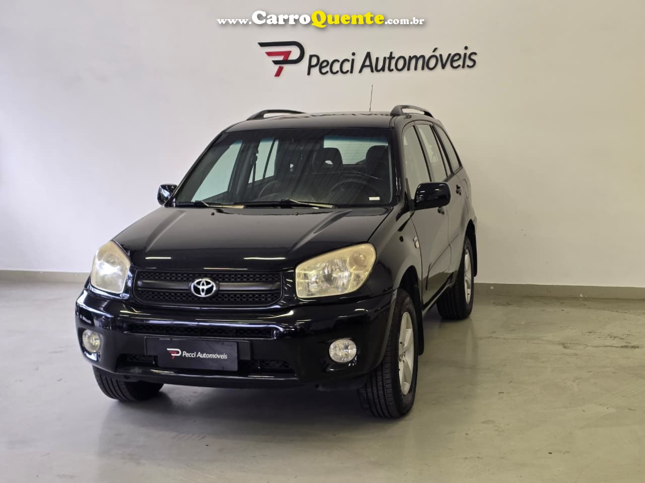 TOYOTA   RAV4 2.0 4X4 16V AUT.   PRETO 2005 2.0 GASOLINA - Loja