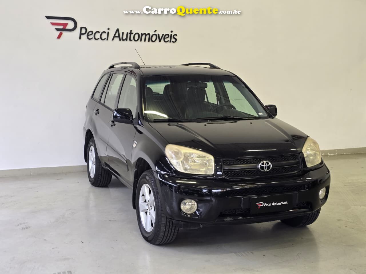 TOYOTA   RAV4 2.0 4X4 16V AUT.   PRETO 2005 2.0 GASOLINA - Loja