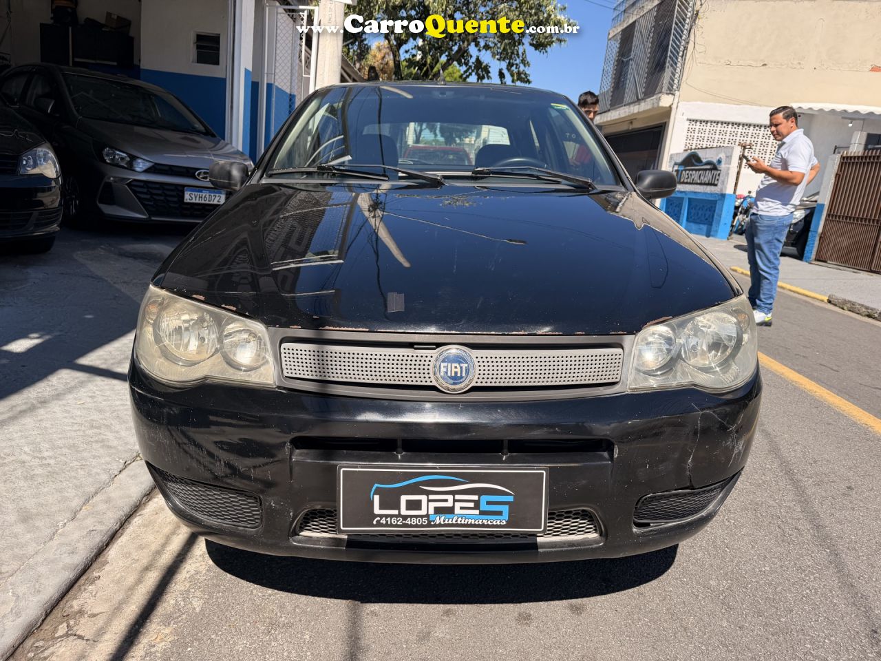 FIAT   PALIO 1.0 TROFEO 1.0 FIRE FIRE FLEX 2P   PRETO 2007 1.0 FLEX - Loja