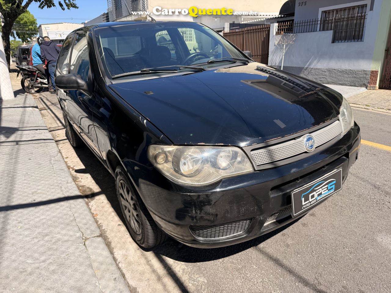 FIAT   PALIO 1.0 TROFEO 1.0 FIRE FIRE FLEX 2P   PRETO 2007 1.0 FLEX - Loja