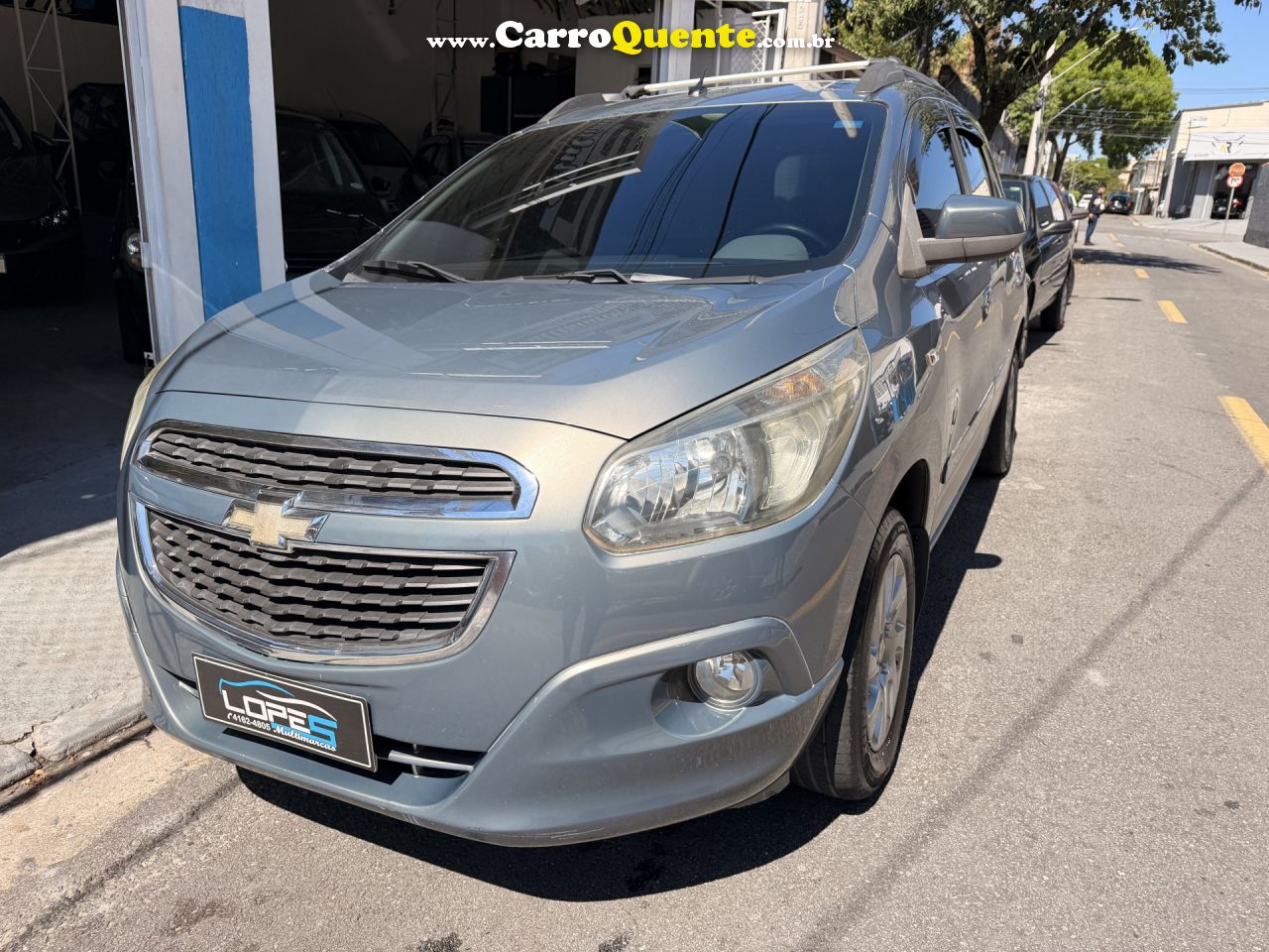 CHEVROLET   SPIN LTZ 1.8 8V ECONO.FLEX 5P AUT.   PRETO 2014 1.8 FLEX - Loja