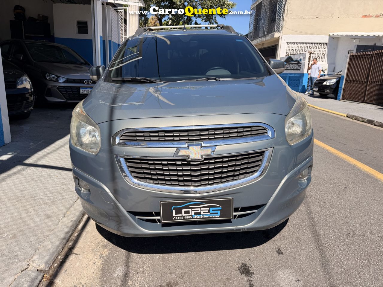 CHEVROLET   SPIN LTZ 1.8 8V ECONO.FLEX 5P AUT.   PRETO 2014 1.8 FLEX - Loja