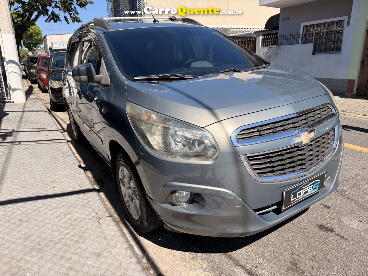 CHEVROLET   SPIN LTZ 1.8 8V ECONO.FLEX 5P AUT.   PRETO 2014 1.8 FLEX - Loja