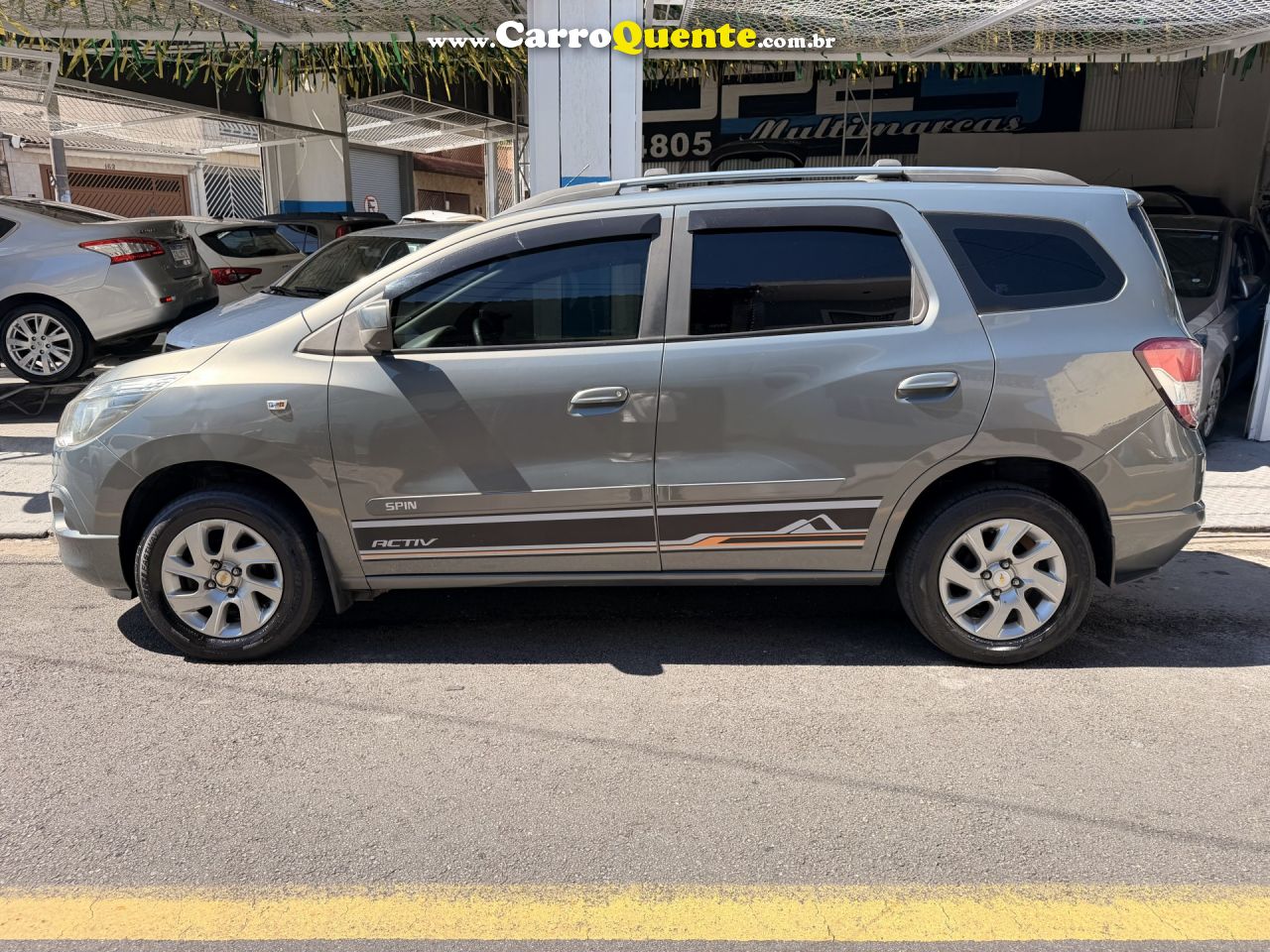 CHEVROLET   SPIN LTZ 1.8 8V ECONO.FLEX 5P AUT.   PRETO 2014 1.8 FLEX - Loja