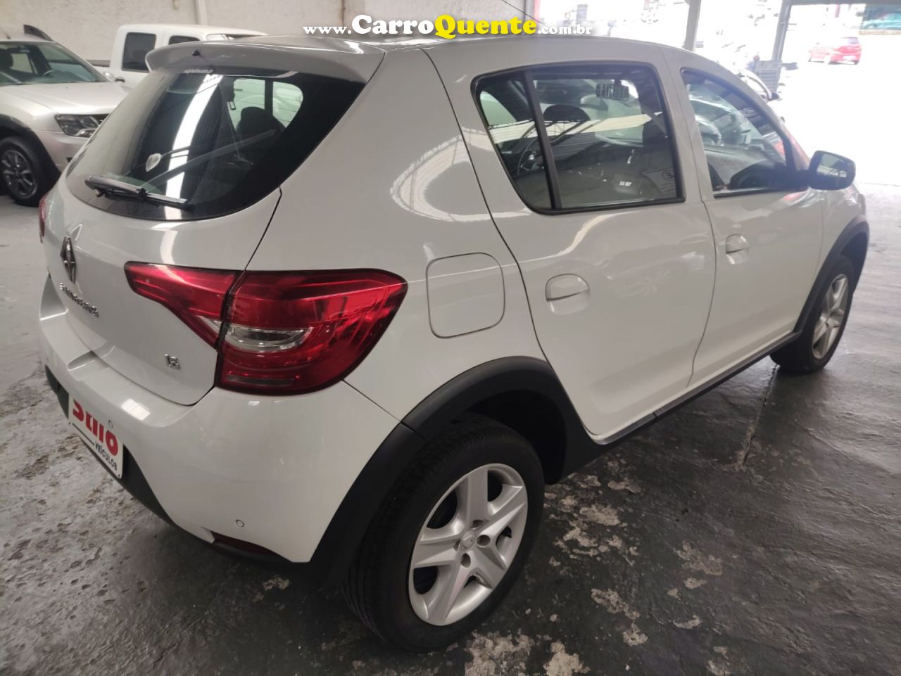 RENAULT   SANDERO ZEN FLEX 1.6 16V 5P AUT.   BRANCO 2021 1.6 FLEX - Loja