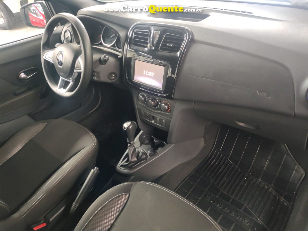 RENAULT   SANDERO ZEN FLEX 1.6 16V 5P AUT.   BRANCO 2021 1.6 FLEX - Loja