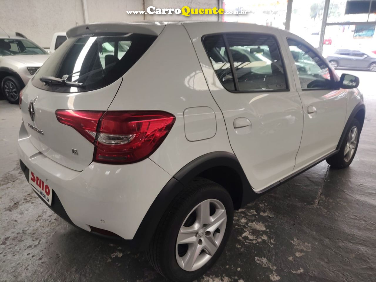 RENAULT   SANDERO ZEN FLEX 1.6 16V 5P AUT.   BRANCO 2021 1.6 FLEX - Loja