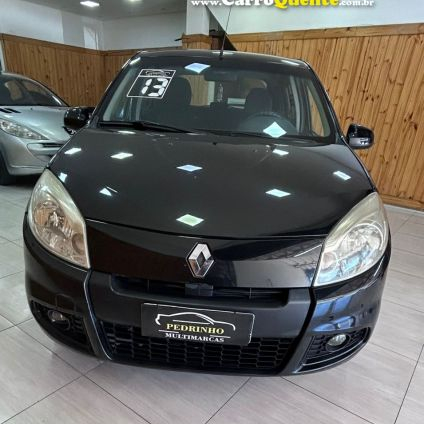 RENAULT   SANDERO EXPRESSION HI-FLEX 1.0 16V 5P   PRETO 2013 1.0 GASOLINA