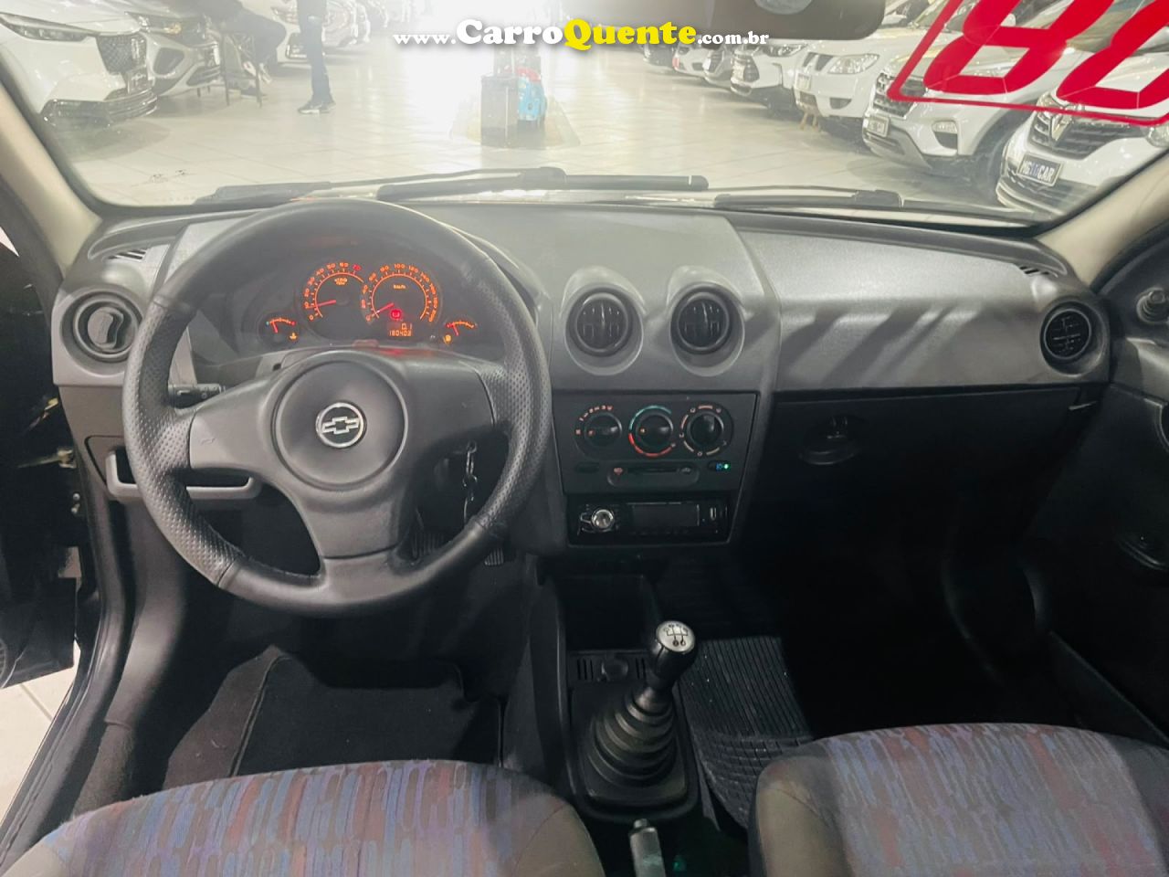 CHEVROLET   CELTA SPIRIT LT 1.0 MPFI 8V FLEXP. 5P   PRETO 2008 1.0 FLEX - Loja