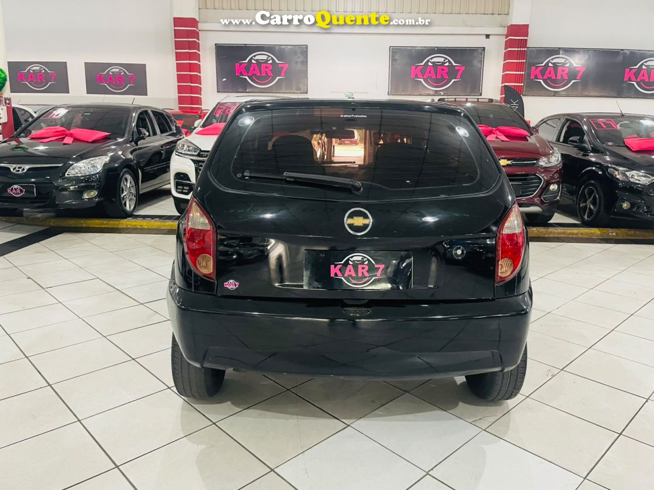 CHEVROLET   CELTA SPIRIT LT 1.0 MPFI 8V FLEXP. 5P   PRETO 2008 1.0 FLEX - Loja