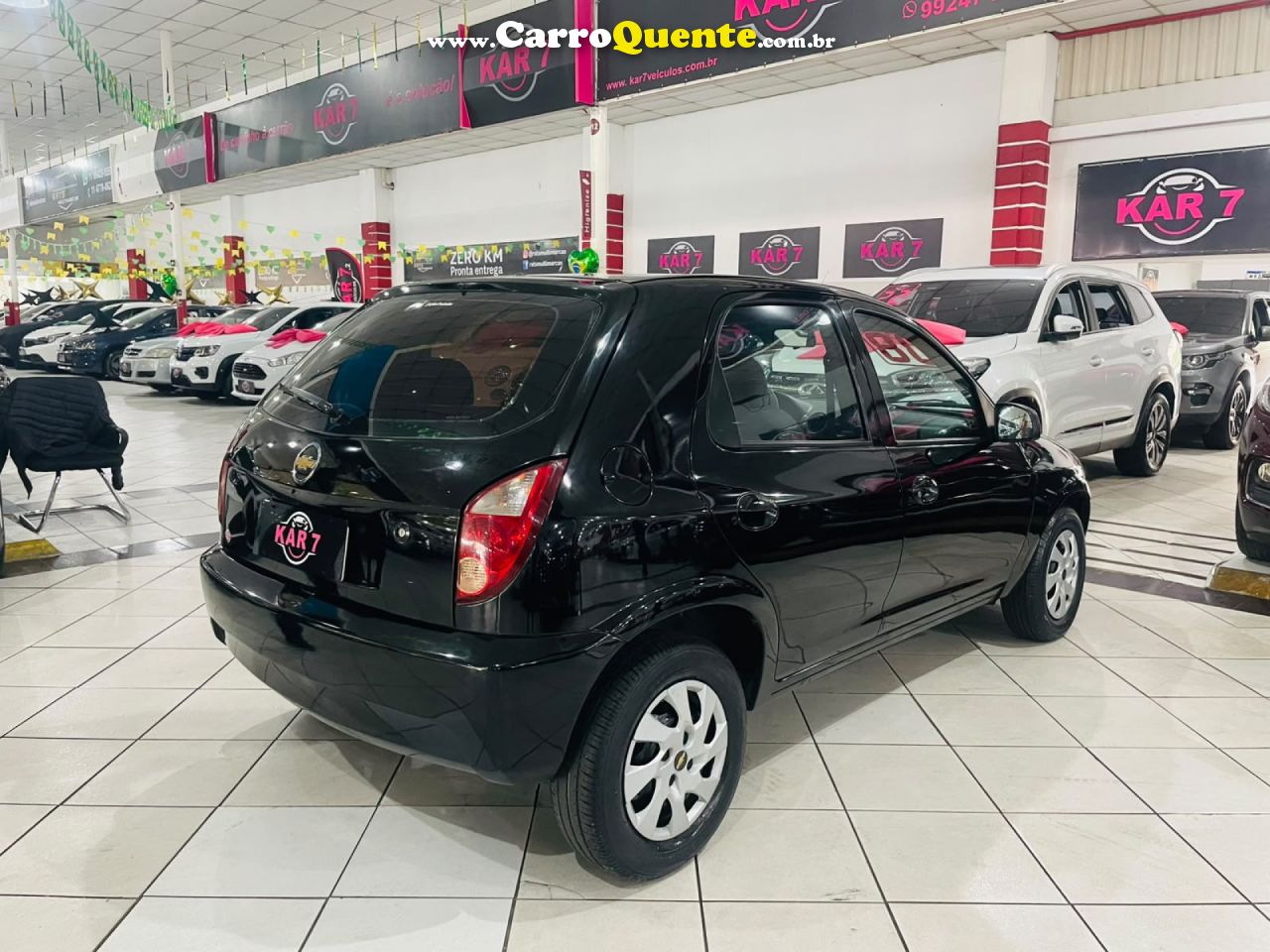 CHEVROLET   CELTA SPIRIT LT 1.0 MPFI 8V FLEXP. 5P   PRETO 2008 1.0 FLEX - Loja