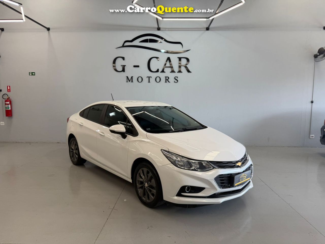 CHEVROLET   CRUZE LT 1.4 16V TURBO FLEX 4P AUT.   BRANCO 2017 1.4 FLEX - Loja