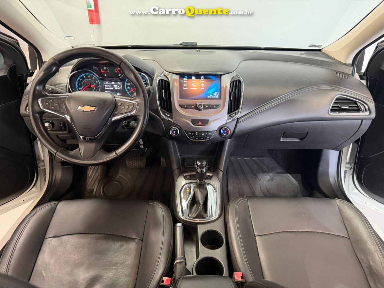 CHEVROLET   CRUZE LT 1.4 16V TURBO FLEX 4P AUT.   BRANCO 2017 1.4 FLEX - Loja