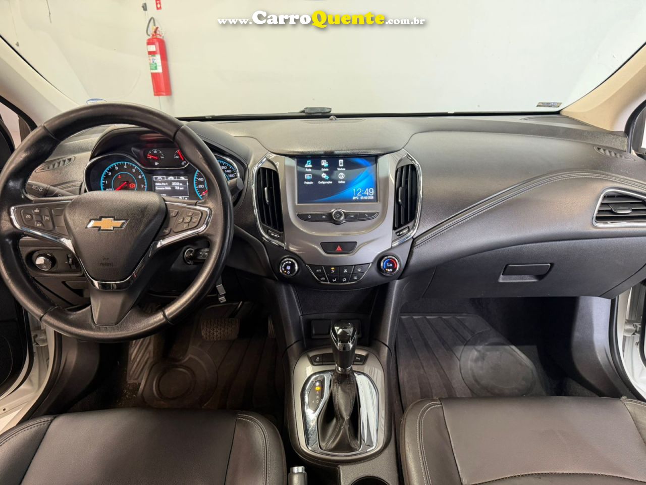 CHEVROLET   CRUZE LT 1.4 16V TURBO FLEX 4P AUT.   BRANCO 2017 1.4 FLEX - Loja