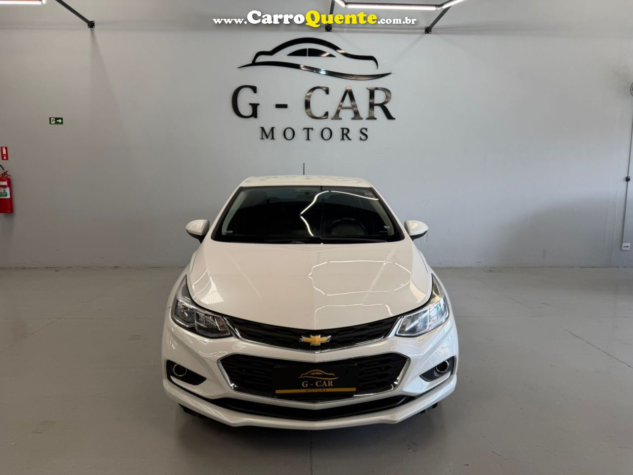 CHEVROLET   CRUZE LT 1.4 16V TURBO FLEX 4P AUT.   BRANCO 2017 1.4 FLEX - Loja