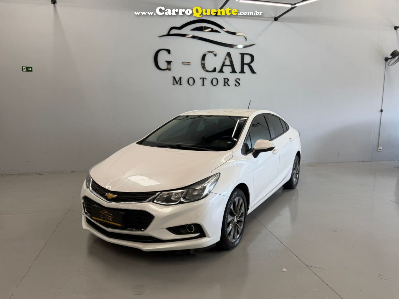 CHEVROLET   CRUZE LT 1.4 16V TURBO FLEX 4P AUT.   BRANCO 2017 1.4 FLEX - Loja