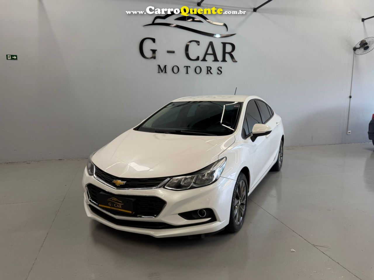 CHEVROLET   CRUZE LT 1.4 16V TURBO FLEX 4P AUT.   BRANCO 2017 1.4 FLEX - Loja