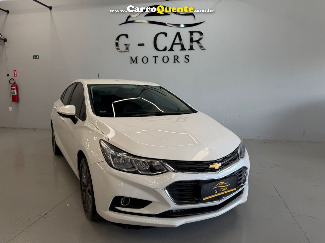 CHEVROLET   CRUZE LT 1.4 16V TURBO FLEX 4P AUT.   BRANCO 2017 1.4 FLEX - Loja
