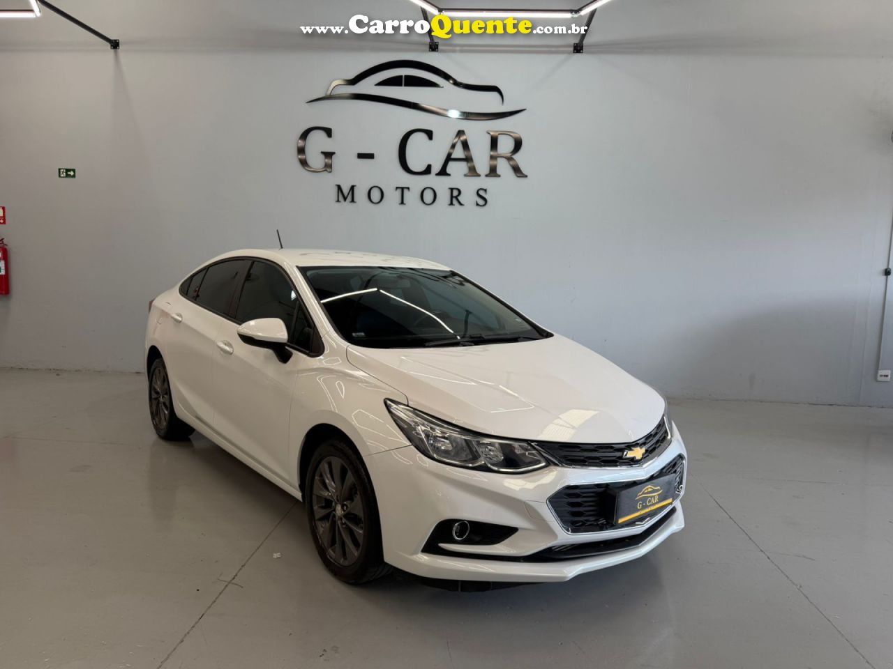 CHEVROLET   CRUZE LT 1.4 16V TURBO FLEX 4P AUT.   BRANCO 2017 1.4 FLEX - Loja