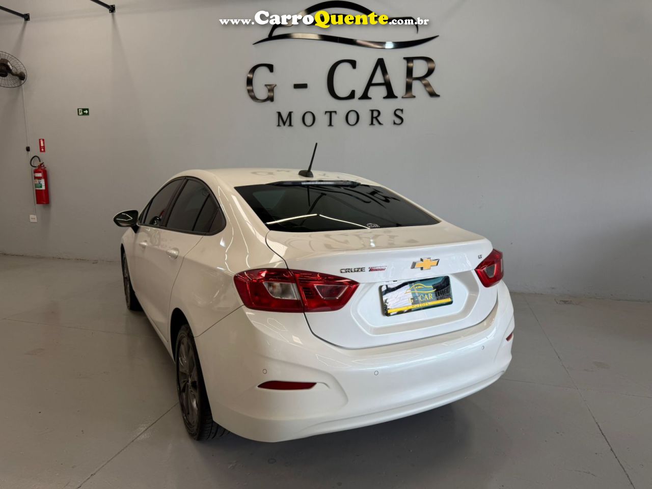 CHEVROLET   CRUZE LT 1.4 16V TURBO FLEX 4P AUT.   BRANCO 2017 1.4 FLEX - Loja