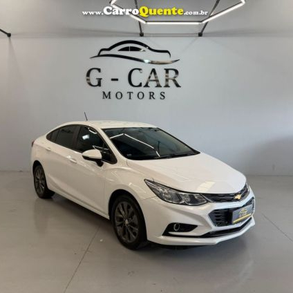 CHEVROLET   CRUZE LT 1.4 16V TURBO FLEX 4P AUT.   BRANCO 2017 1.4 FLEX