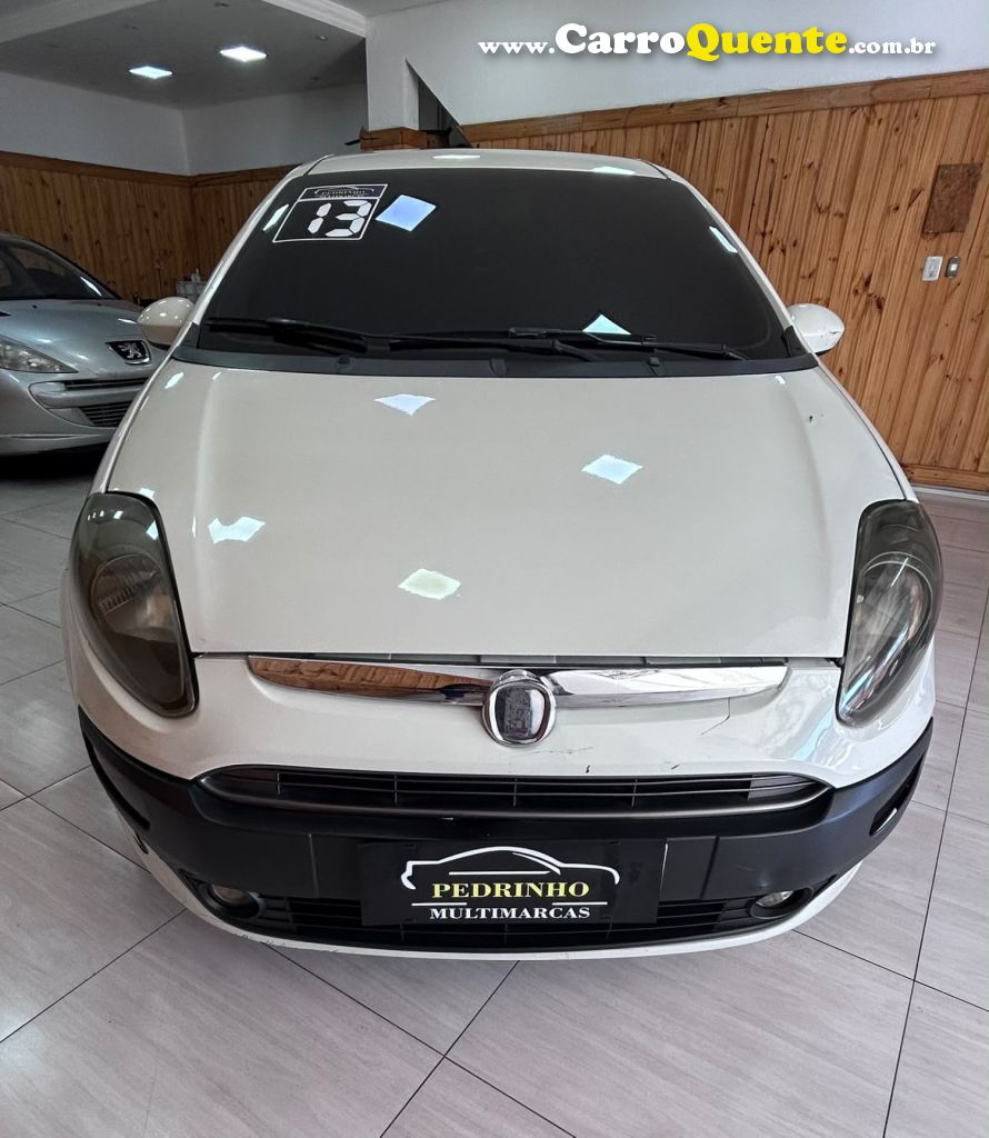 FIAT   PUNTO ESSENCE DUALOGIC 1.6 FLEX 16V 5P   BRANCO 2013 1.6 FLEX - Loja