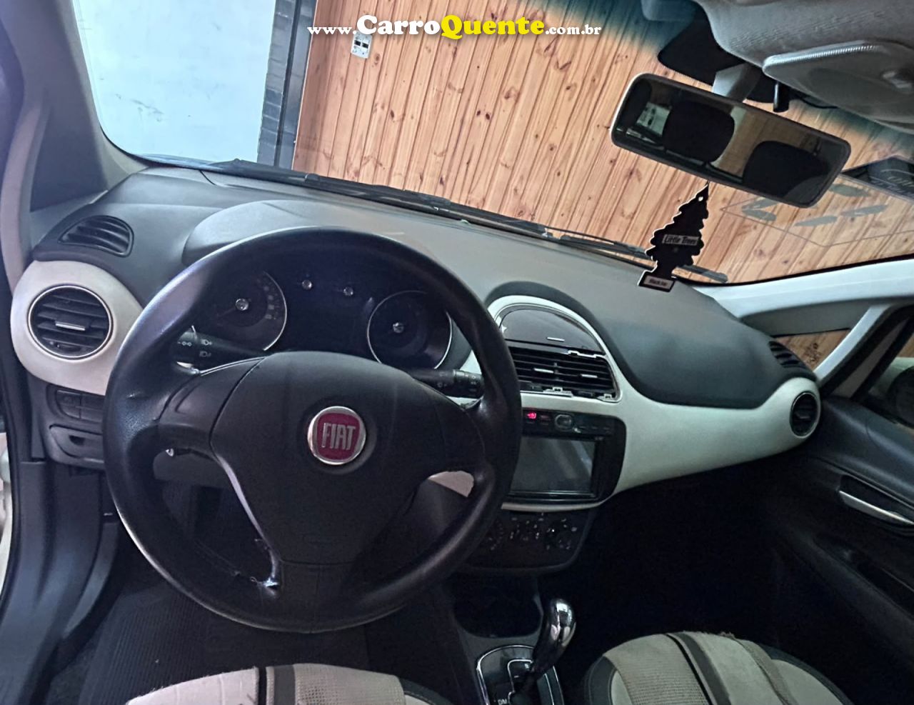 FIAT   PUNTO ESSENCE DUALOGIC 1.6 FLEX 16V 5P   BRANCO 2013 1.6 FLEX - Loja