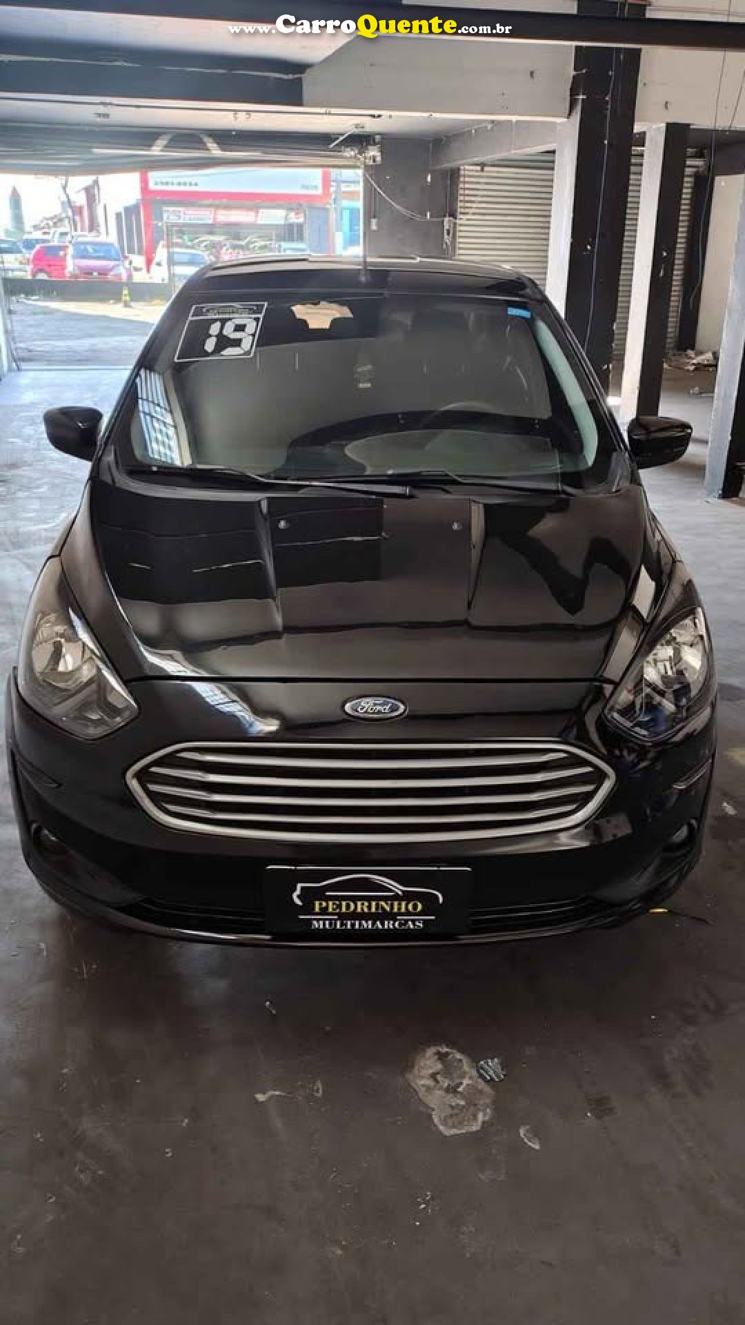 FORD   KA 1.5 SEDAN SE 12V FLEX 4P AUT.   PRETO 2019 1.5 FLEX - Loja