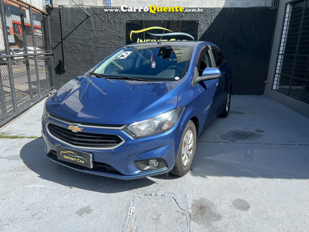 CHEVROLET   ONIX HATCH LT 1.0 8V FLEXPOWER 5P MEC.   AZUL 2019 1.0 FLEX - Loja
