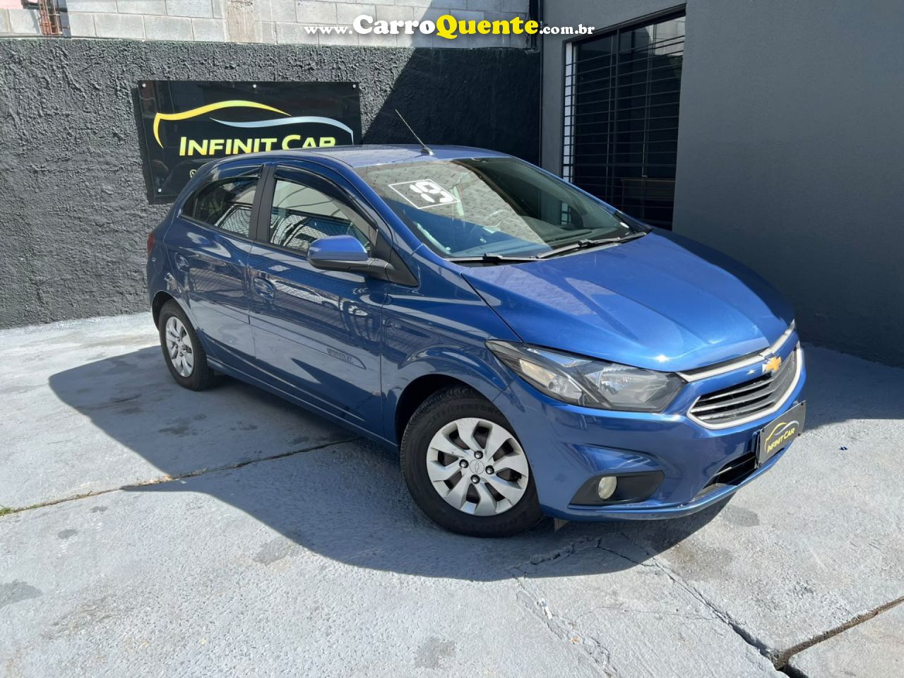 CHEVROLET   ONIX HATCH LT 1.0 8V FLEXPOWER 5P MEC.   AZUL 2019 1.0 FLEX - Loja