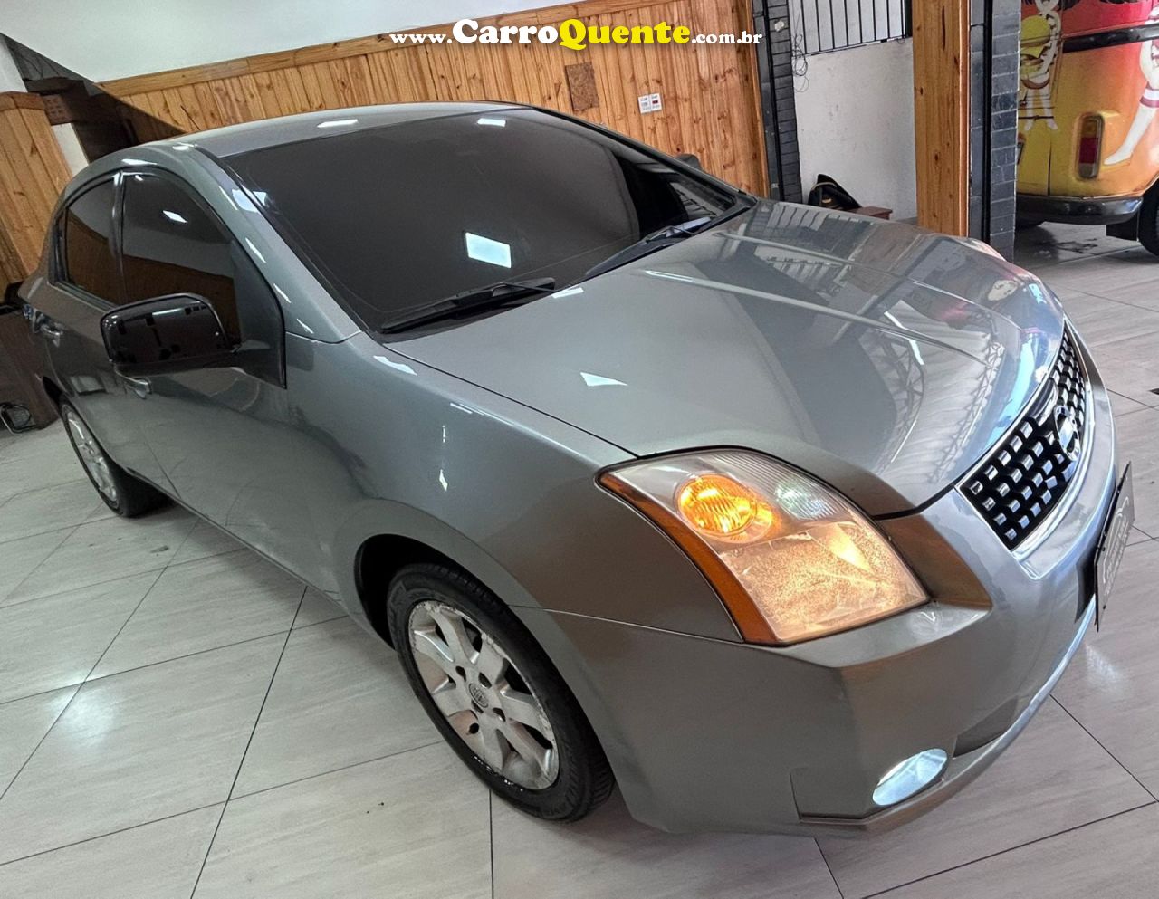 NISSAN   SENTRA S 2.0 2.0 FLEX FUEL 16V AUT.   CINZA 2009 2.0 FLEX - Loja