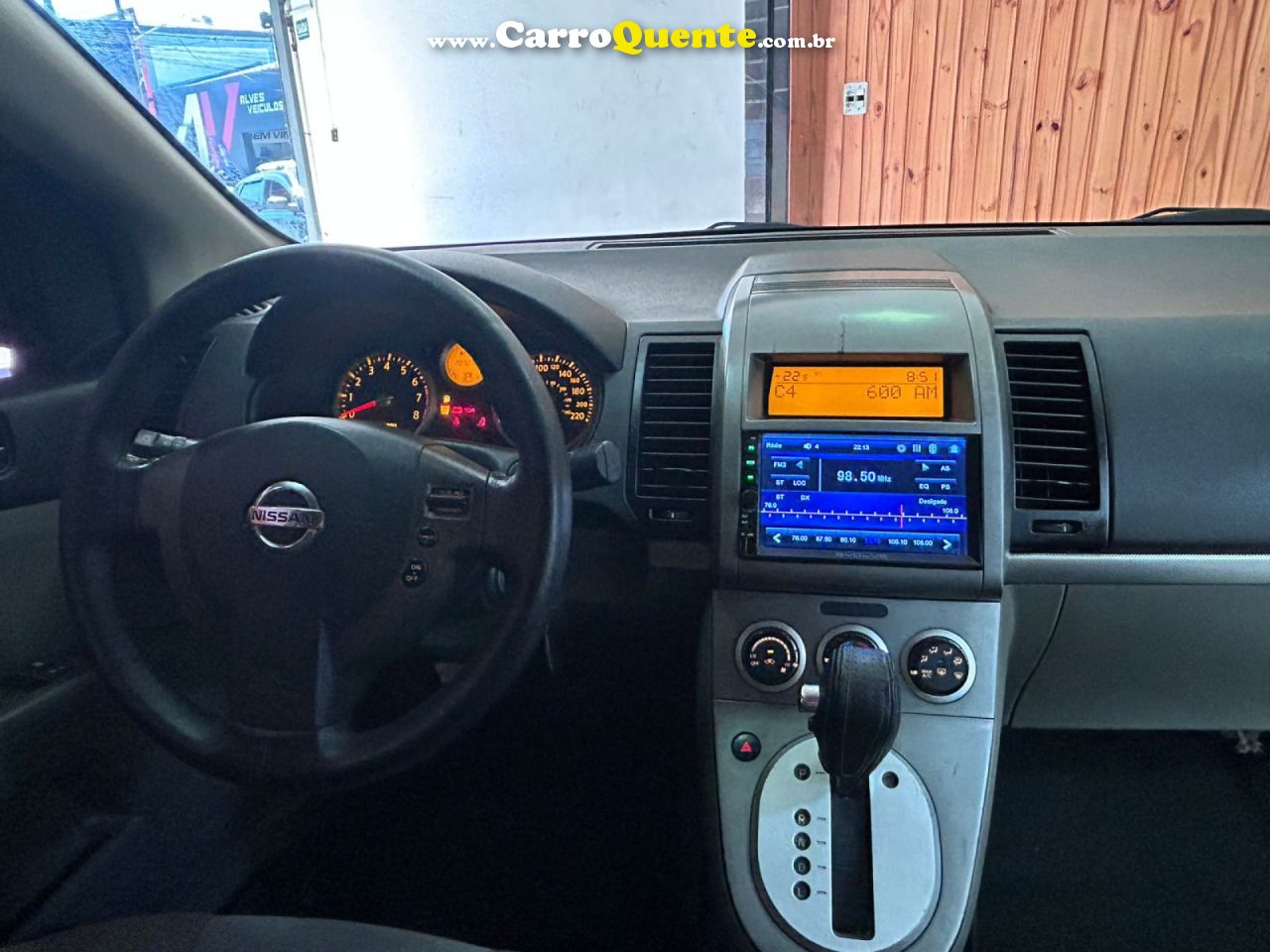 NISSAN   SENTRA S 2.0 2.0 FLEX FUEL 16V AUT.   CINZA 2009 2.0 FLEX - Loja