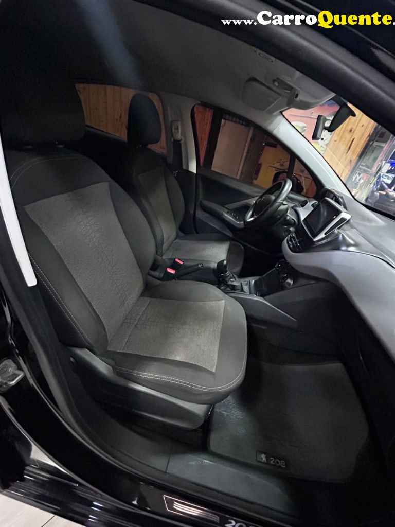 PEUGEOT   208 ACTIVE 1.2 FLEX 12V 5P MEC.   PRETO 2018 1.2 FLEX - Loja