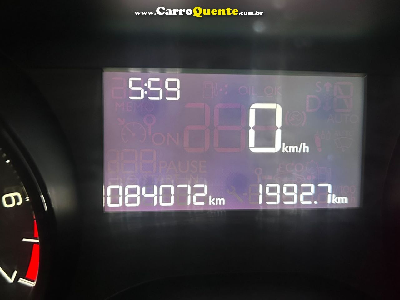 PEUGEOT   208 ACTIVE 1.2 FLEX 12V 5P MEC.   PRETO 2018 1.2 FLEX - Loja
