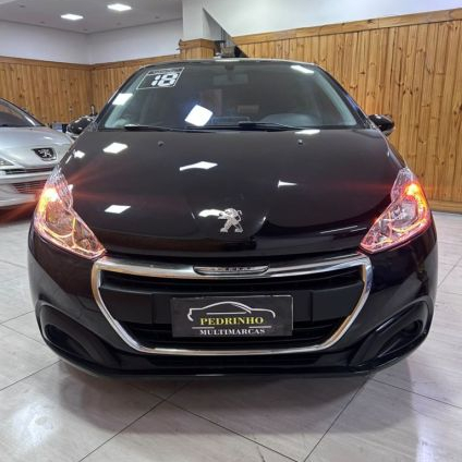 PEUGEOT   208 ACTIVE 1.2 FLEX 12V 5P MEC.   PRETO 2018 1.2 FLEX