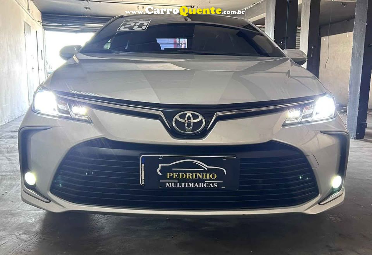 TOYOTA   COROLLA XEI 2.0 FLEX 16V AUT.   PRATA 2020 2.0 FLEX - Loja