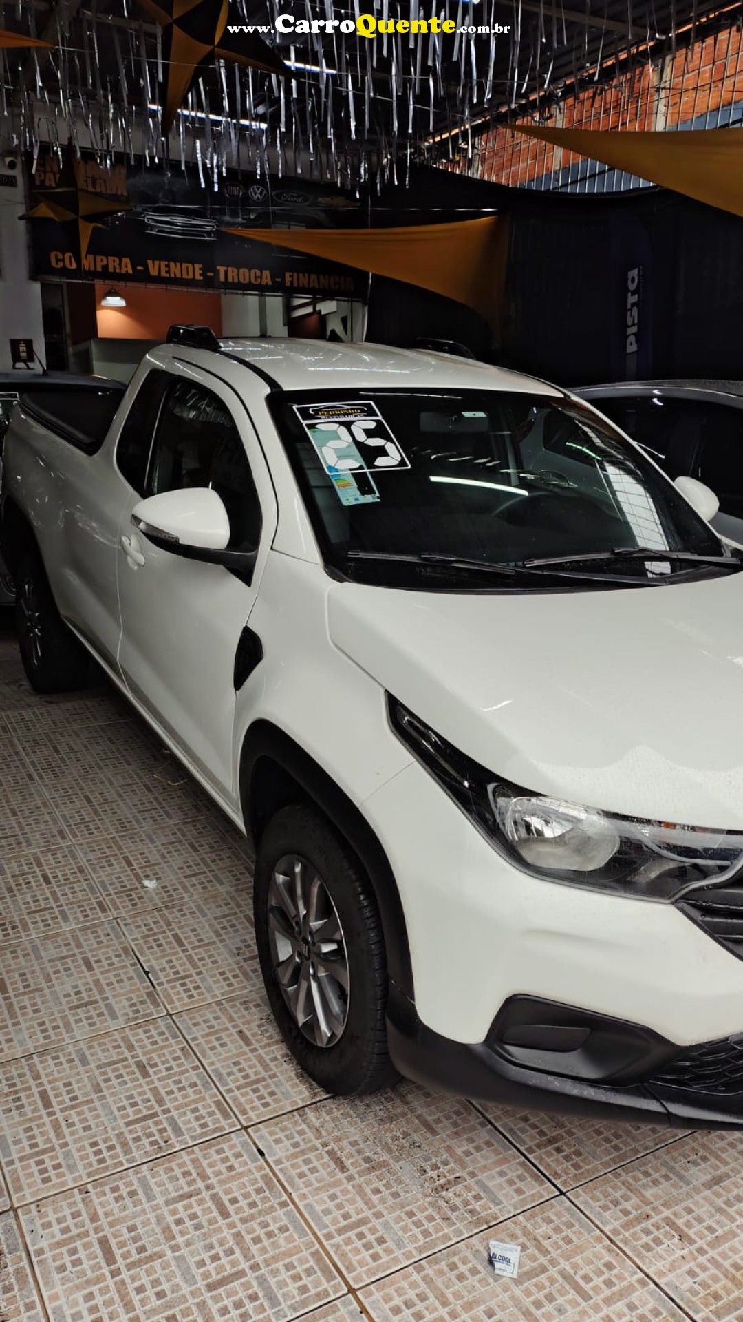 FIAT   STRADA FREEDOM 1.3 FLEX 8V  CS PLUS   BRANCO 2025 1.3 FLEX - Loja
