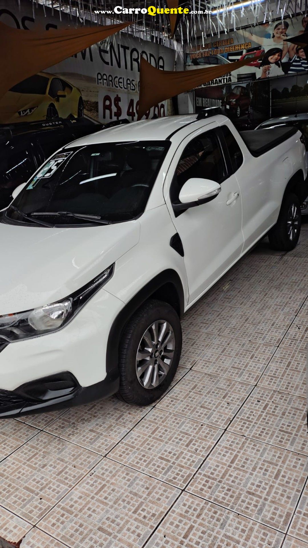 FIAT   STRADA FREEDOM 1.3 FLEX 8V  CS PLUS   BRANCO 2025 1.3 FLEX - Loja