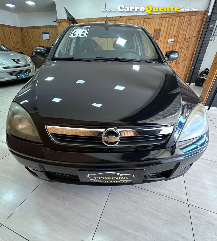CHEVROLET   CORSA HAT. MAXX 1.0 1.0 FLEXPOWER 8V 5P   PRETO 2008 1.0 FLEX - Loja