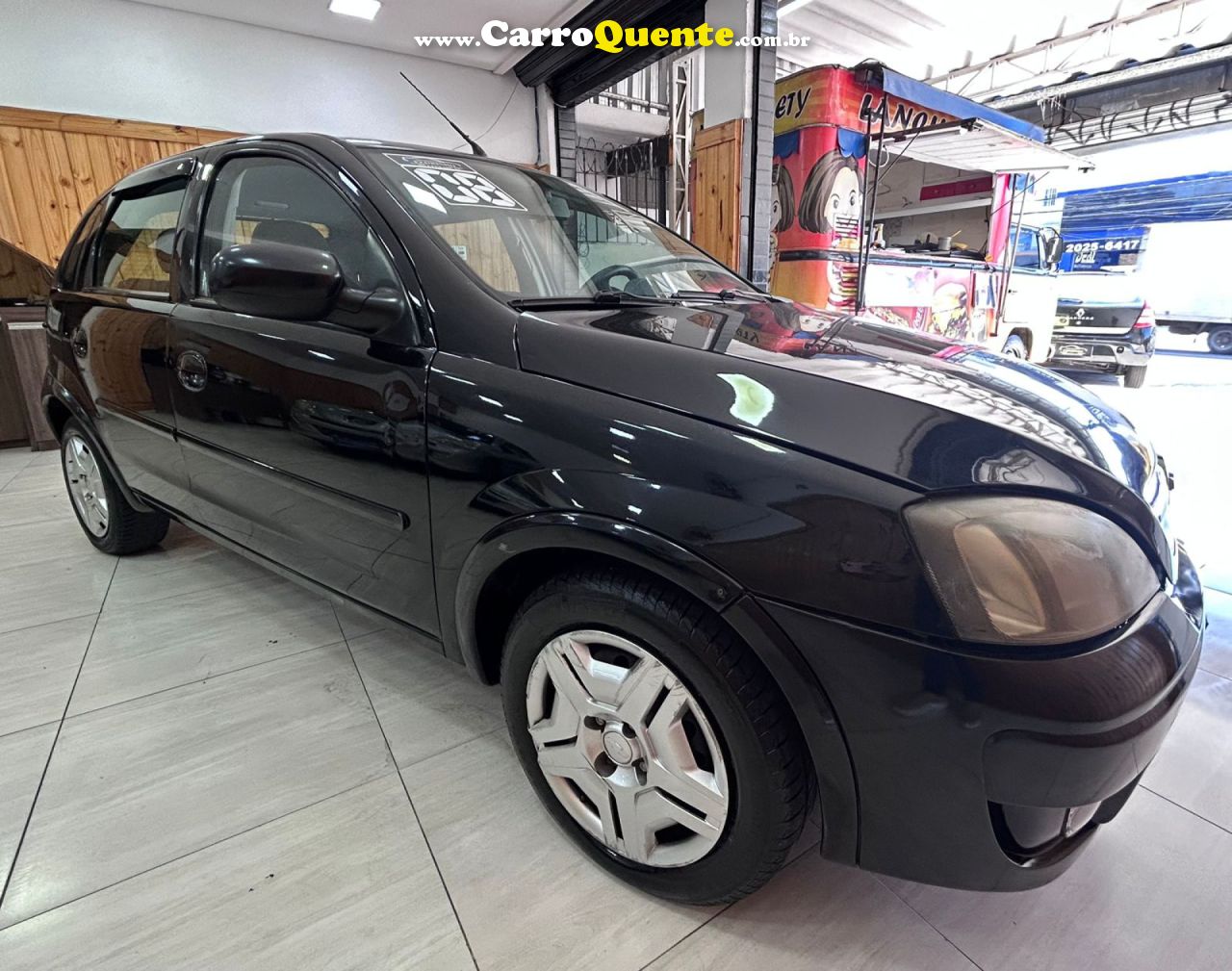 CHEVROLET   CORSA HAT. MAXX 1.0 1.0 FLEXPOWER 8V 5P   PRETO 2008 1.0 FLEX - Loja