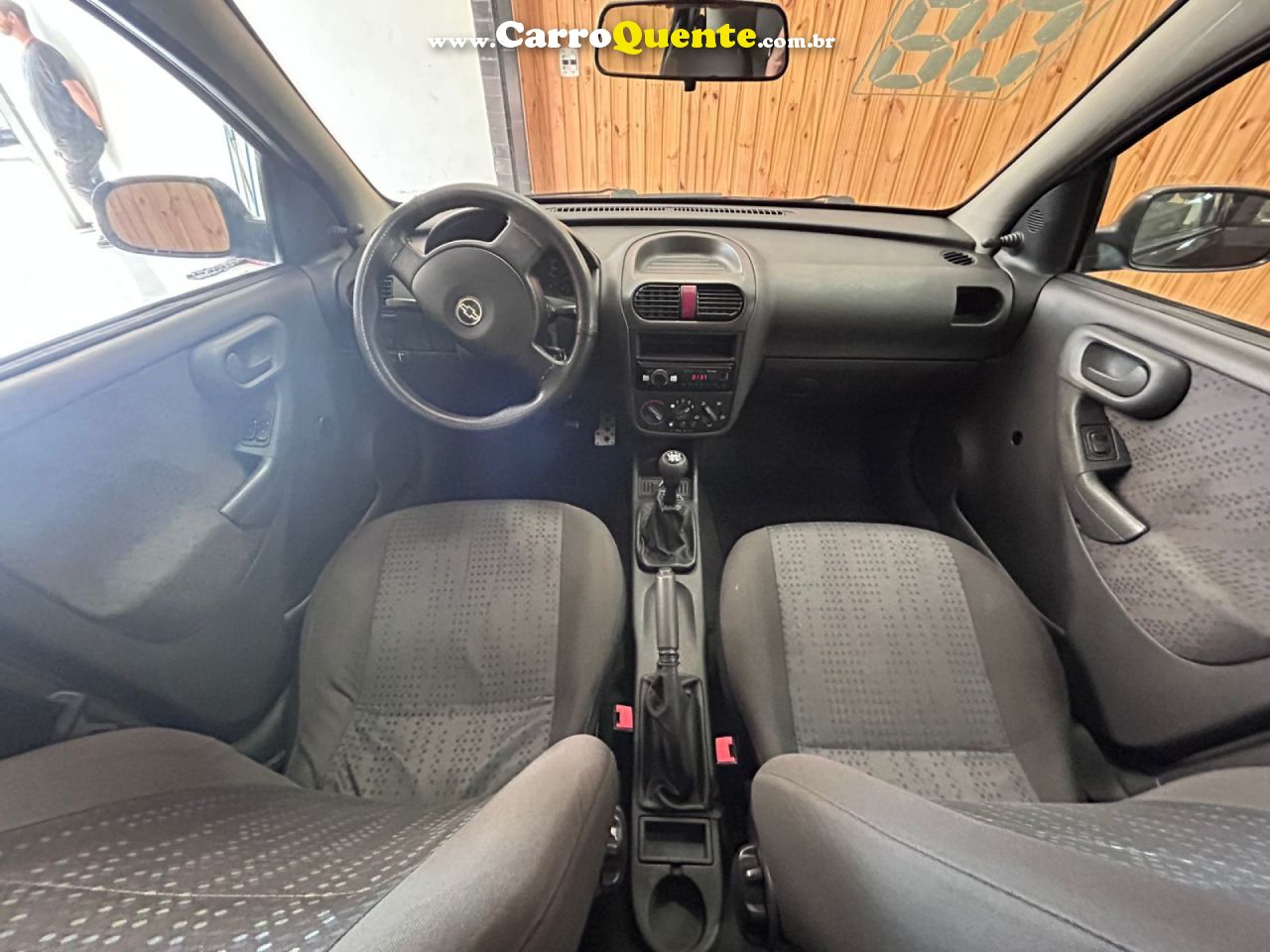 CHEVROLET   CORSA HAT. MAXX 1.0 1.0 FLEXPOWER 8V 5P   PRETO 2008 1.0 FLEX - Loja