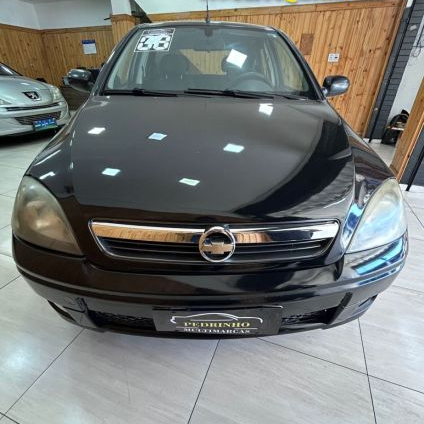 CHEVROLET   CORSA HAT. MAXX 1.0 1.0 FLEXPOWER 8V 5P   PRETO 2008 1.0 FLEX