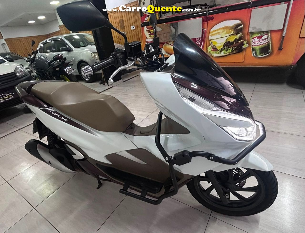 HONDA   PCX 150DLX   BRANCO 2021 150CC GASOLINA - Loja