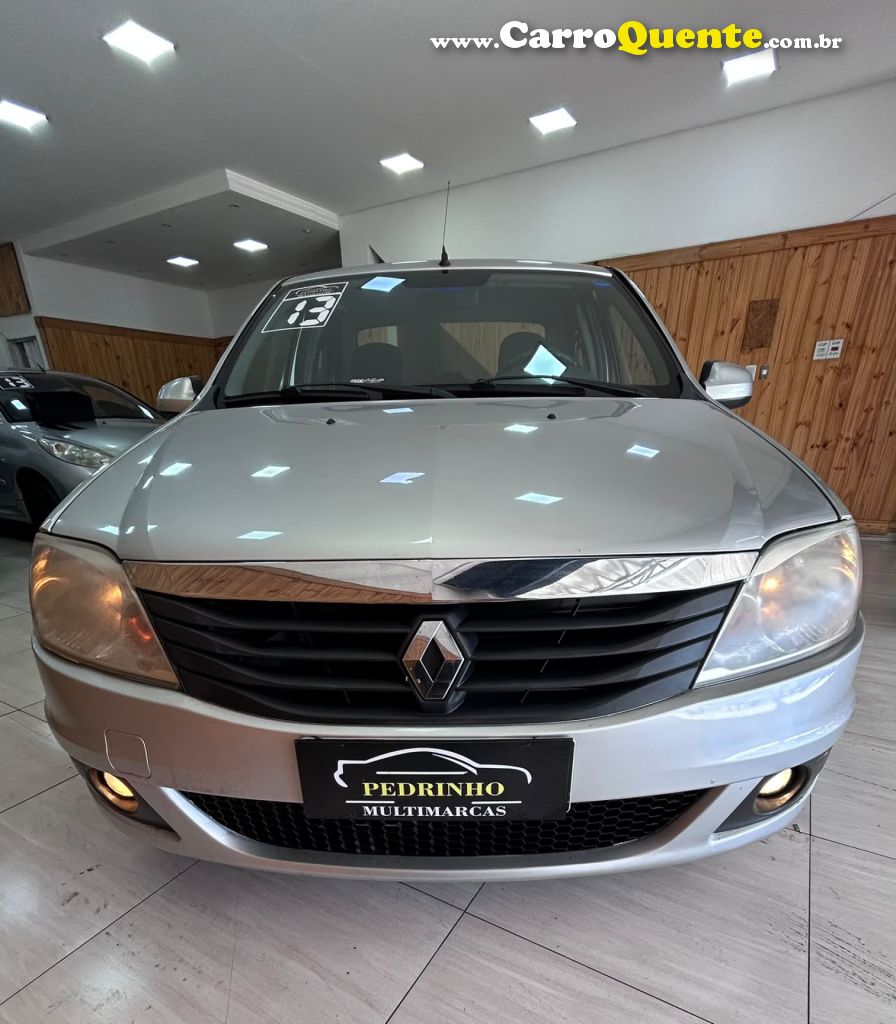 RENAULT   LOGAN EXPRESSION HI-FLEX 1.6 8V 4P   PRATA 2013 1.6 FLEX - Loja