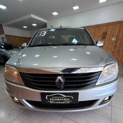 RENAULT   LOGAN EXPRESSION HI-FLEX 1.6 8V 4P   PRATA 2013 1.6 FLEX