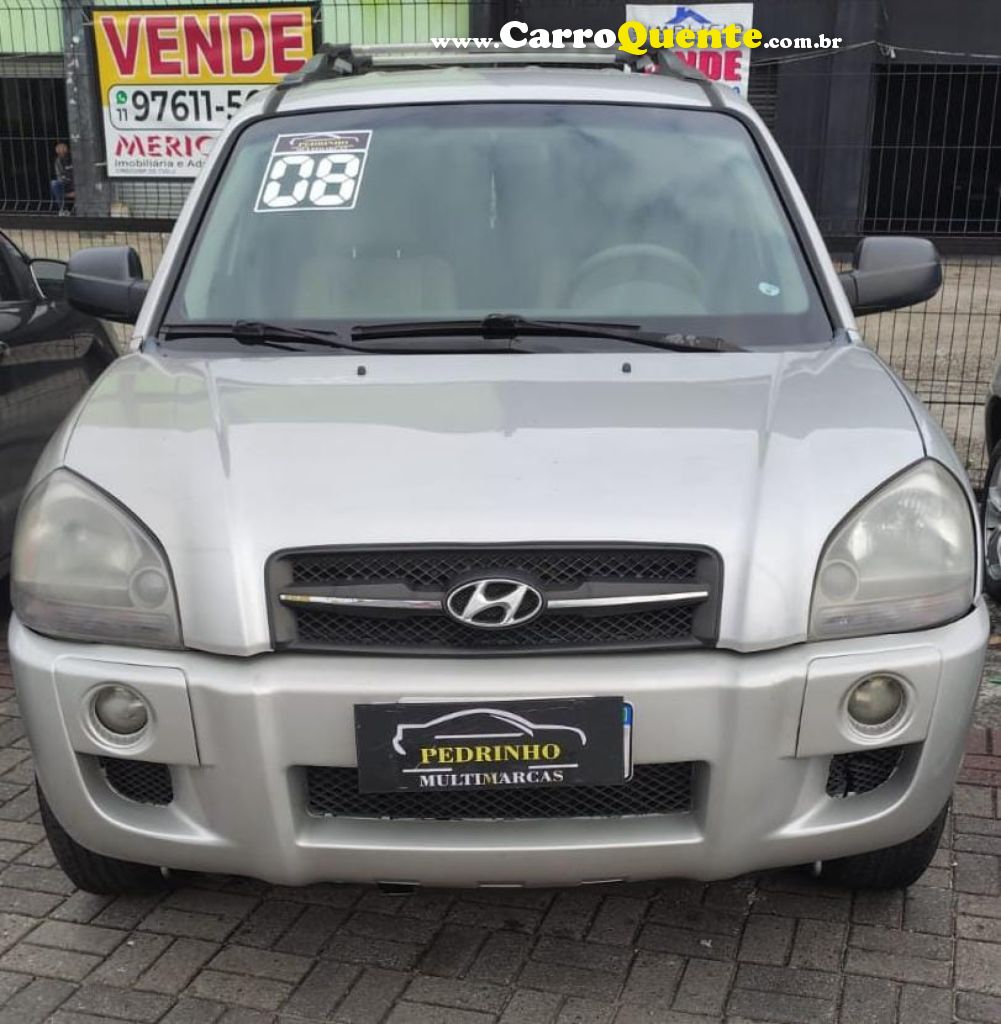 HYUNDAI   TUCSON 2.0 16V AUT.   PRATA 2008 2.0 GASOLINA - Loja