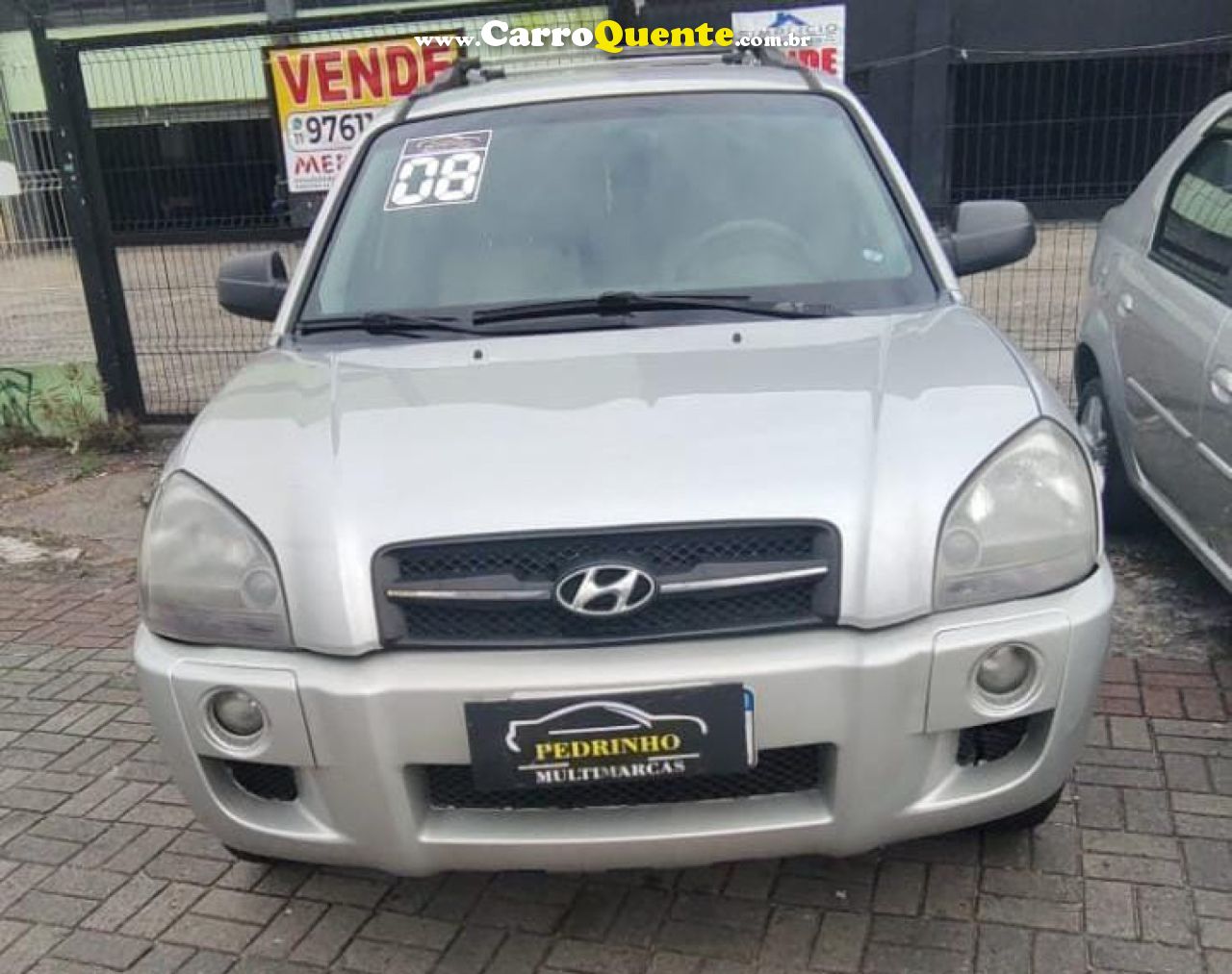 HYUNDAI   TUCSON 2.0 16V AUT.   PRATA 2008 2.0 GASOLINA - Loja